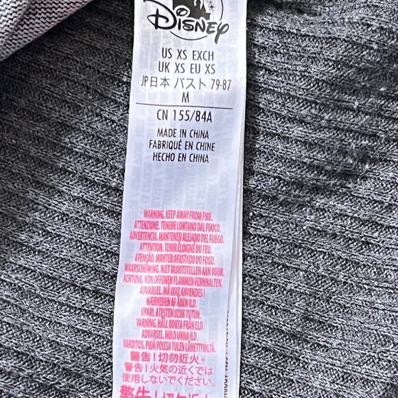 Disney Parks Christmas Red Plaid Holiday Hoodie With Sherpa Lined Hood Size XS - Picture 5 of 5